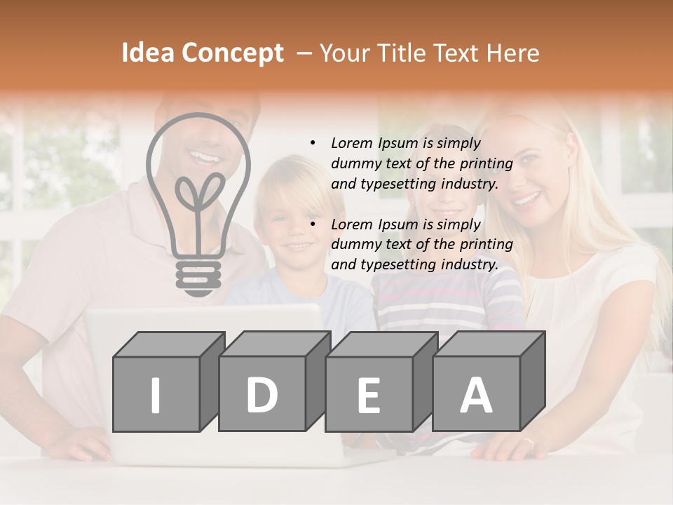 Abode Indoor Male PowerPoint Template