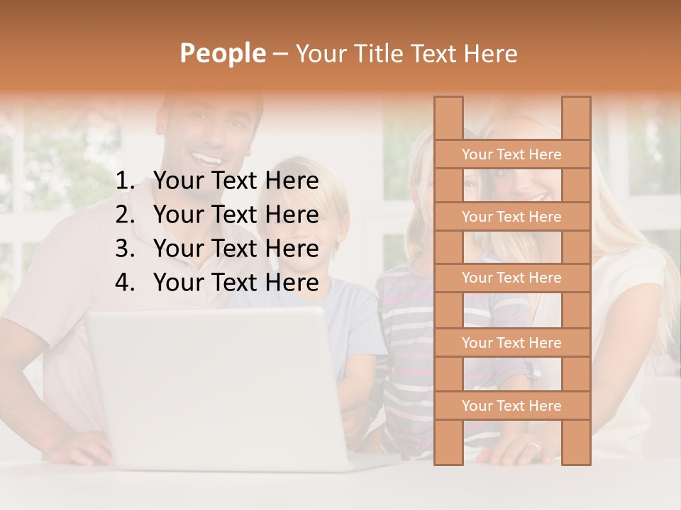 Abode Indoor Male PowerPoint Template