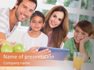 Daughter Family S PowerPoint Template