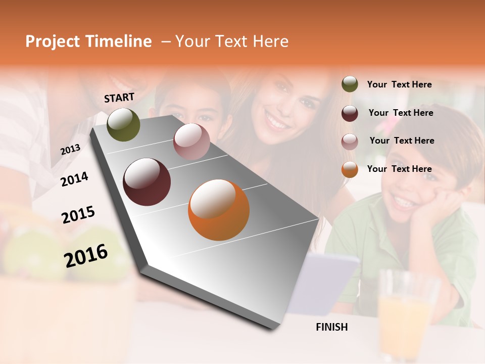 Daughter Family S PowerPoint Template