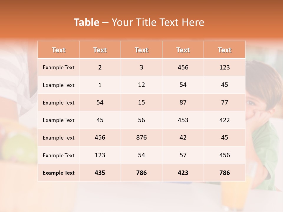 Daughter Family S PowerPoint Template