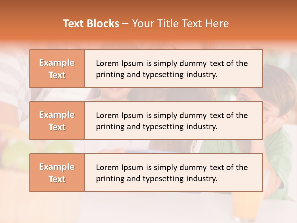 Daughter Family S PowerPoint Template