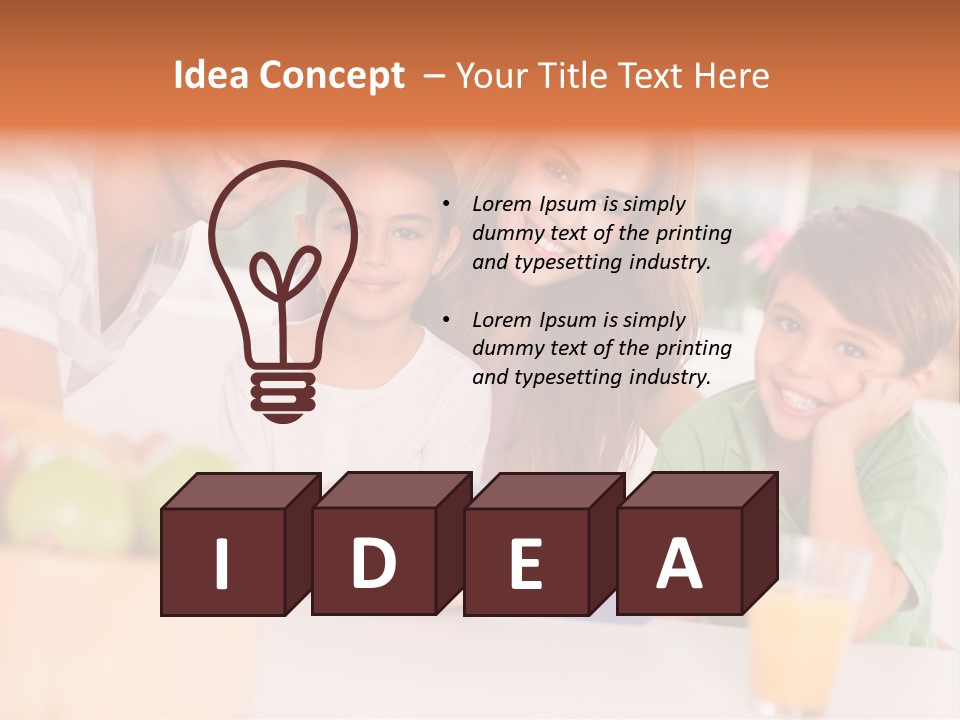 Daughter Family S PowerPoint Template