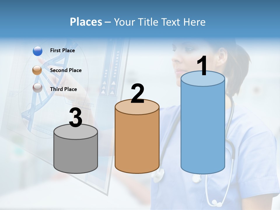 Screen Illustration Medical PowerPoint Template