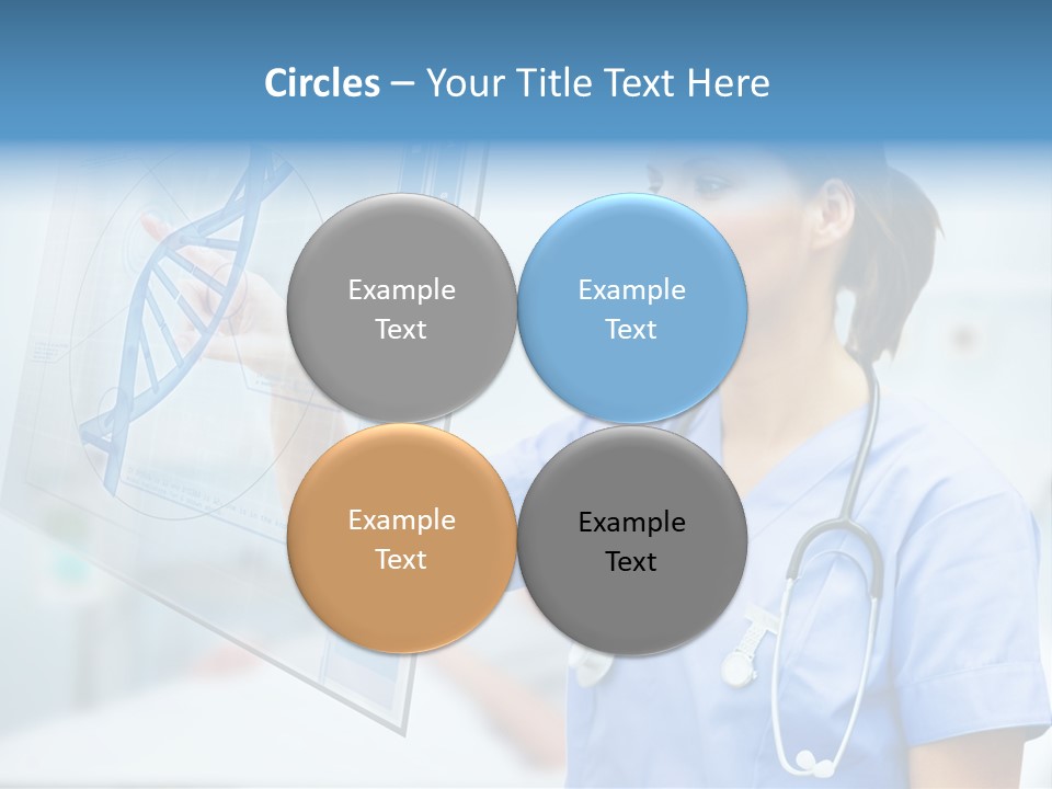 Screen Illustration Medical PowerPoint Template