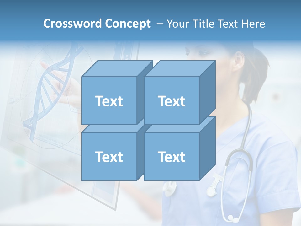 Screen Illustration Medical PowerPoint Template