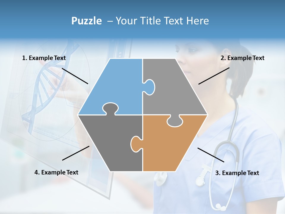 Screen Illustration Medical PowerPoint Template