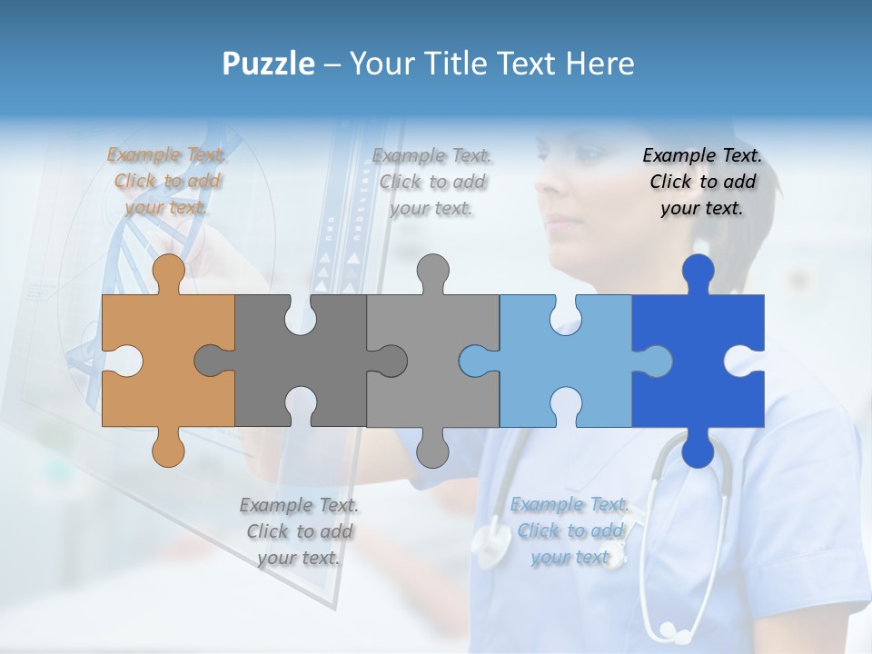 Screen Illustration Medical PowerPoint Template
