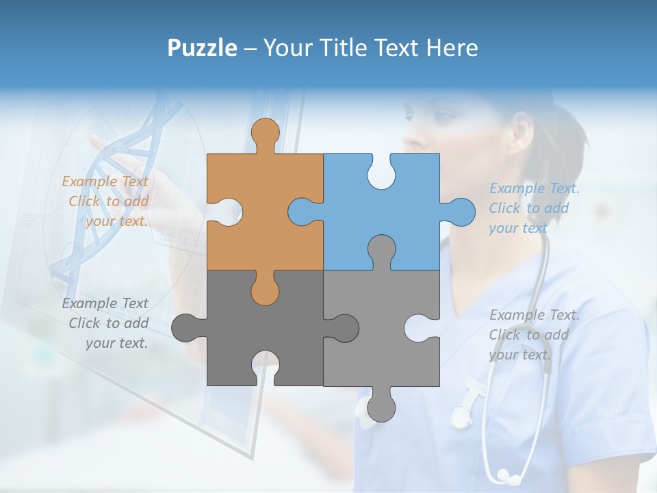 Screen Illustration Medical PowerPoint Template