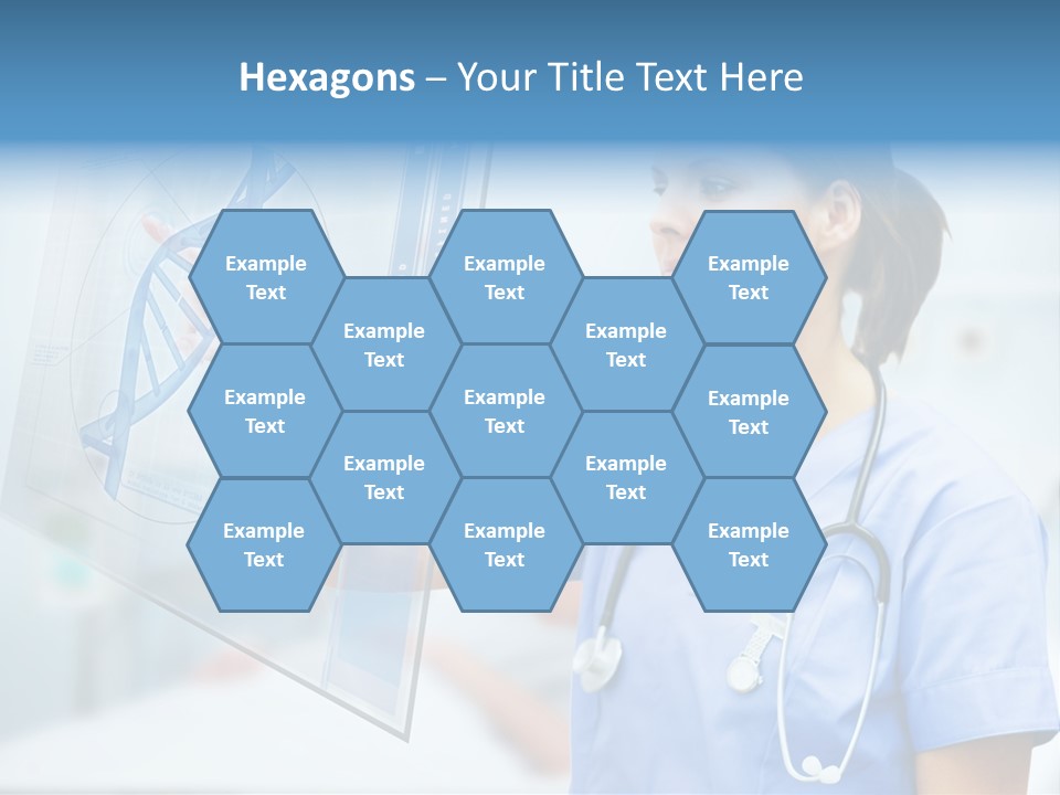 Screen Illustration Medical PowerPoint Template