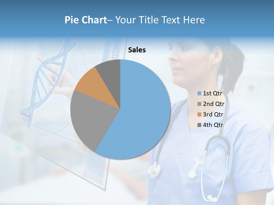 Screen Illustration Medical PowerPoint Template
