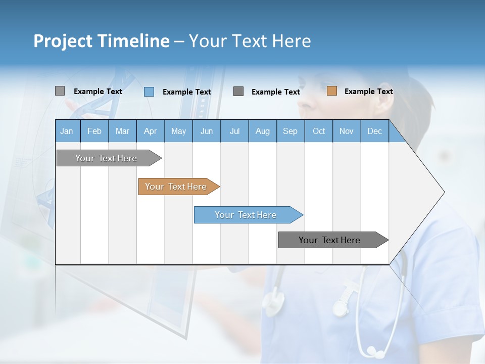 Screen Illustration Medical PowerPoint Template