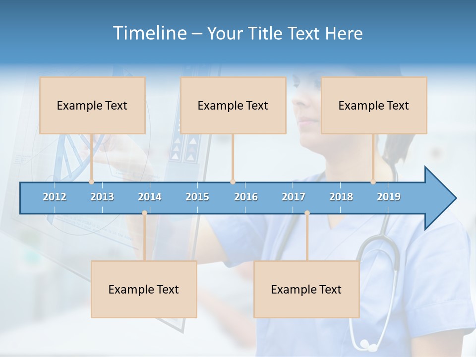 Screen Illustration Medical PowerPoint Template