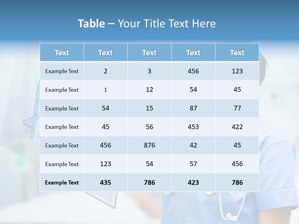 Screen Illustration Medical PowerPoint Template