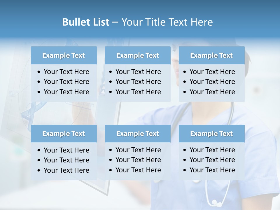 Screen Illustration Medical PowerPoint Template
