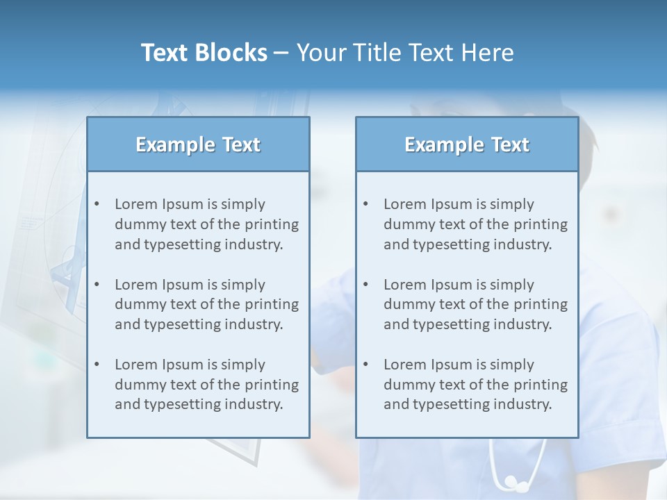 Screen Illustration Medical PowerPoint Template