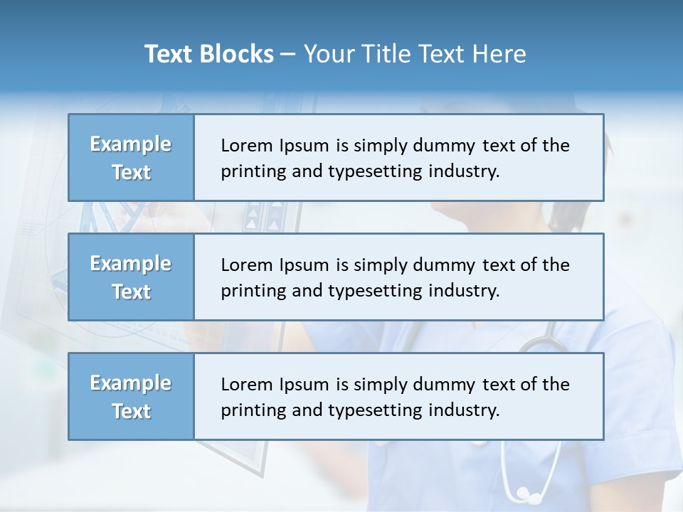 Screen Illustration Medical PowerPoint Template