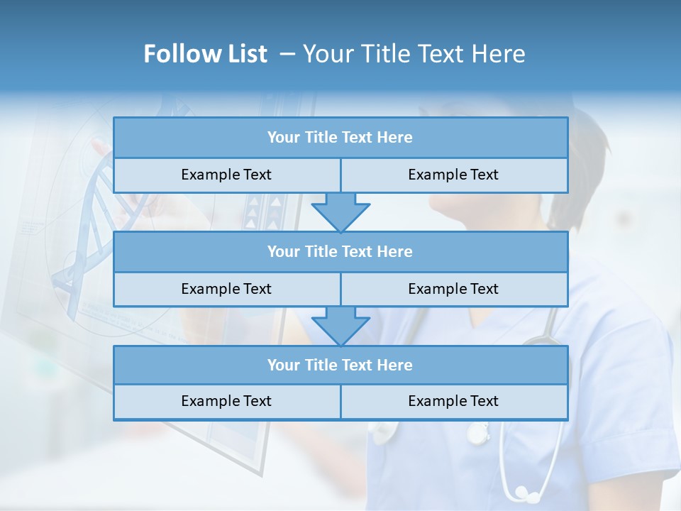 Screen Illustration Medical PowerPoint Template