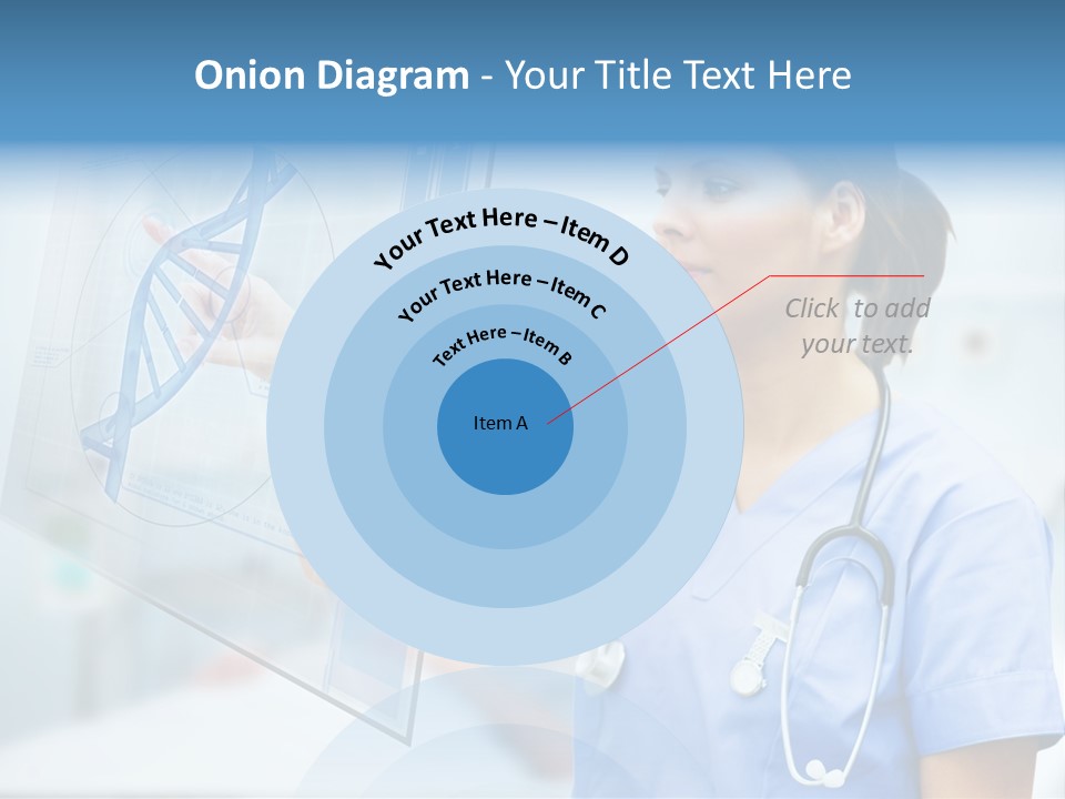 Screen Illustration Medical PowerPoint Template