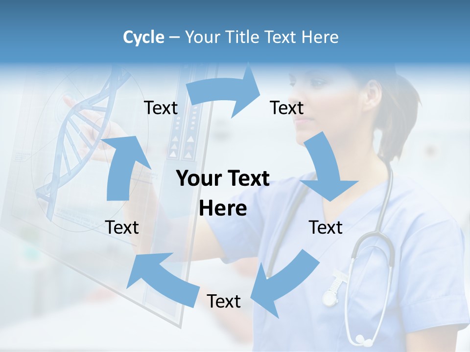 Screen Illustration Medical PowerPoint Template