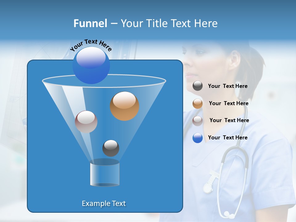 Screen Illustration Medical PowerPoint Template