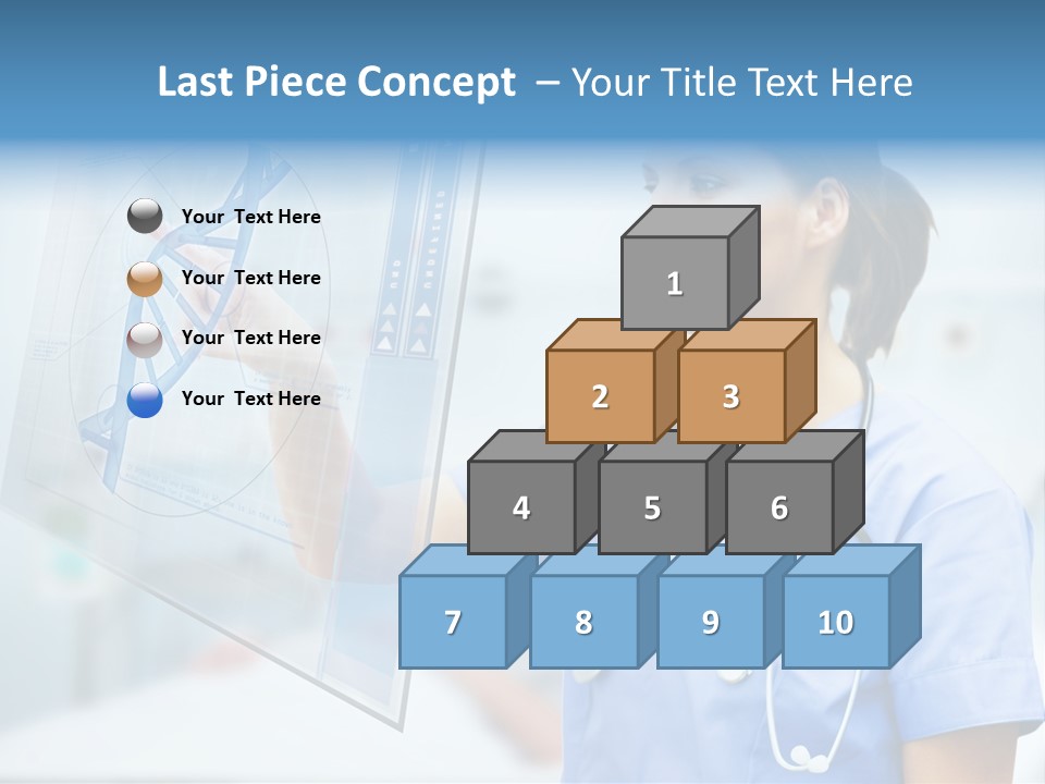 Screen Illustration Medical PowerPoint Template