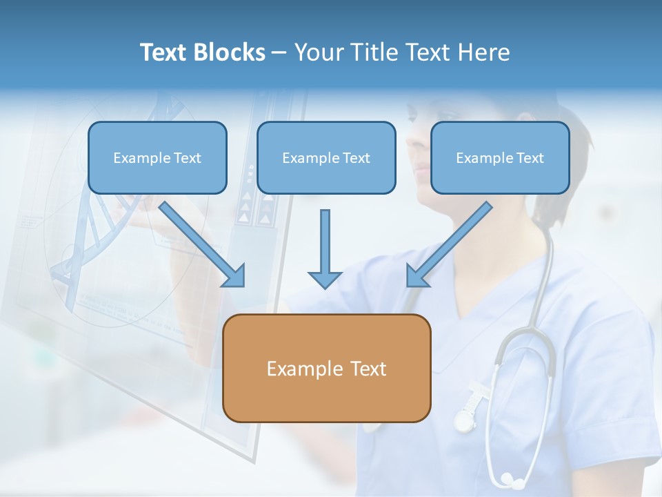Screen Illustration Medical PowerPoint Template