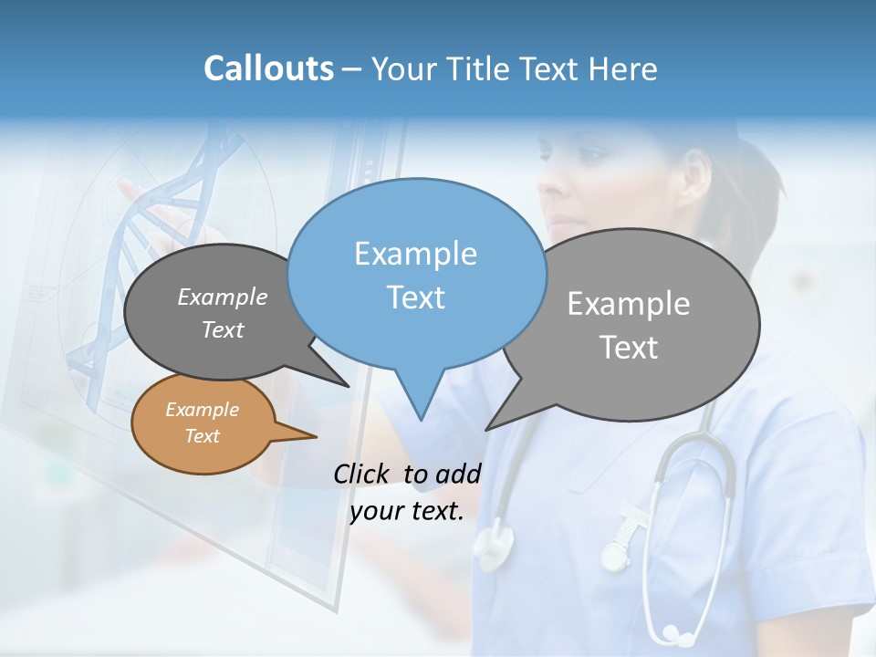 Screen Illustration Medical PowerPoint Template