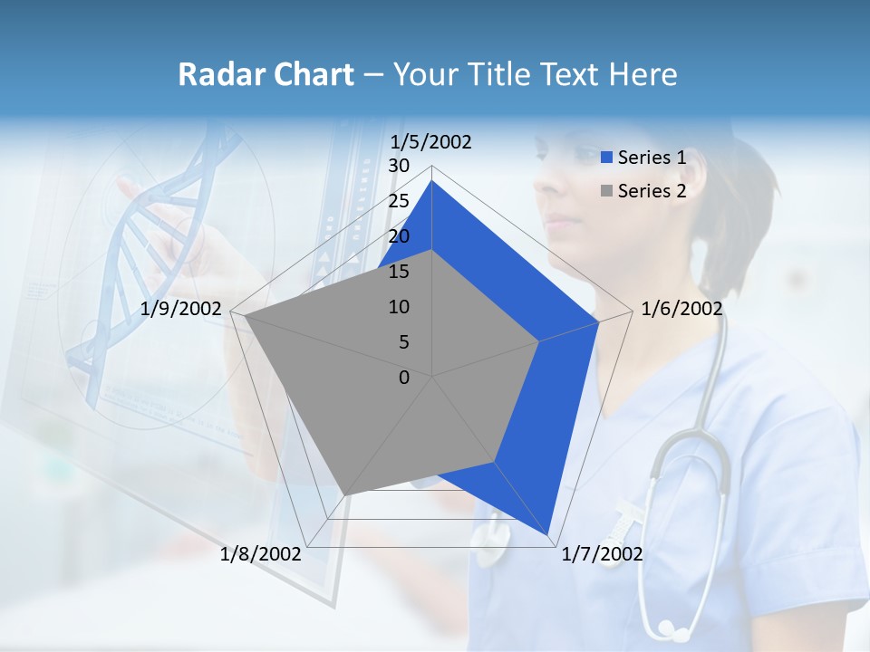 Screen Illustration Medical PowerPoint Template