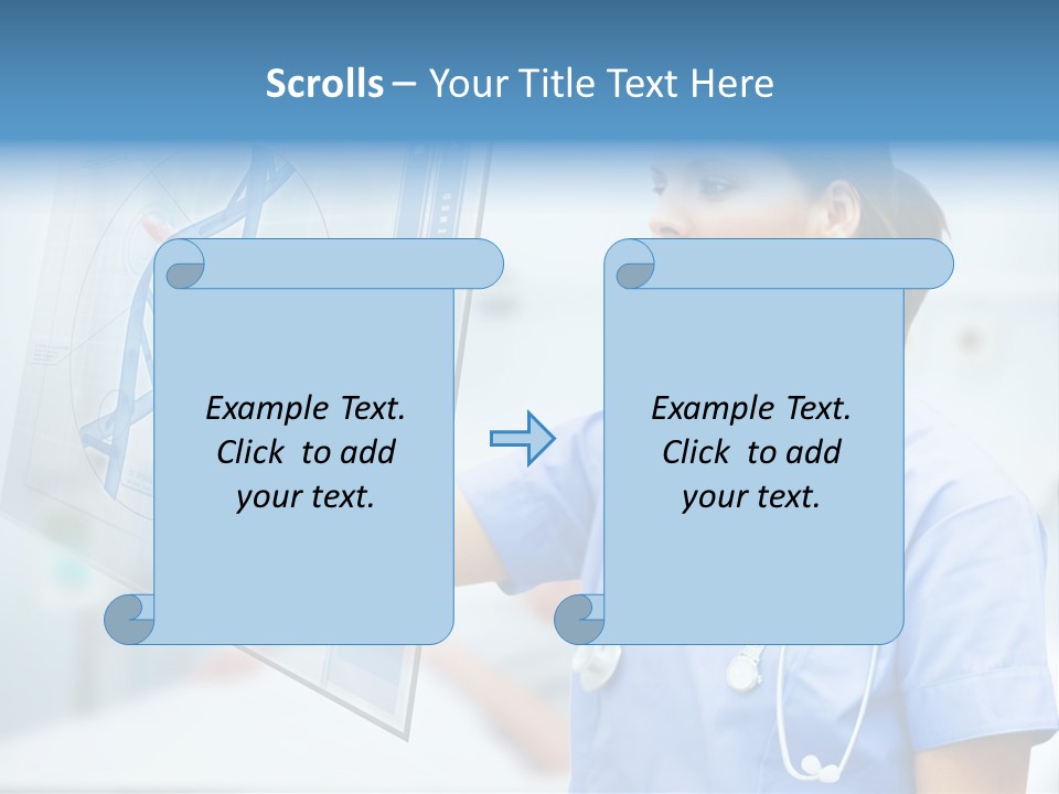 Screen Illustration Medical PowerPoint Template