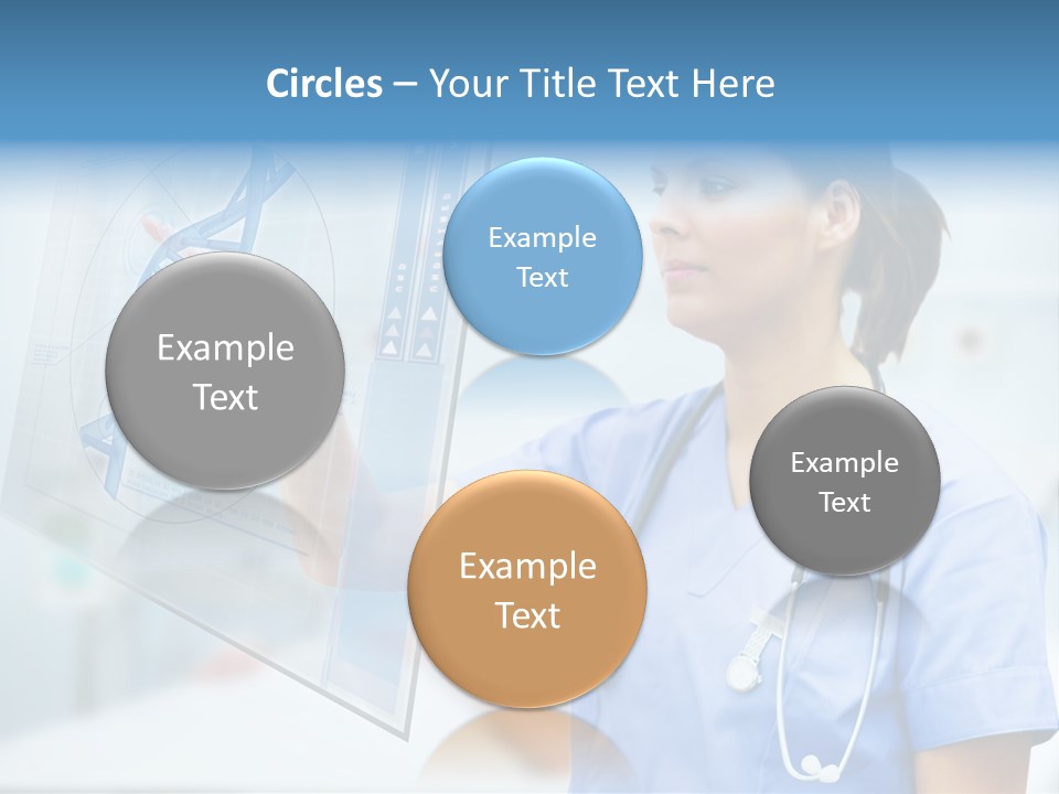 Screen Illustration Medical PowerPoint Template