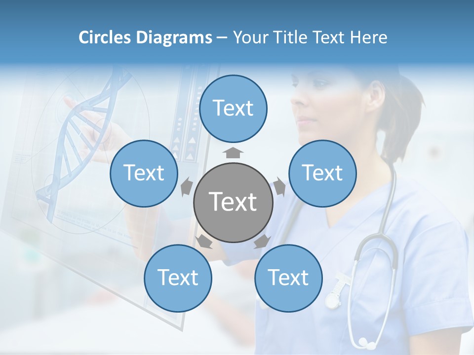 Screen Illustration Medical PowerPoint Template