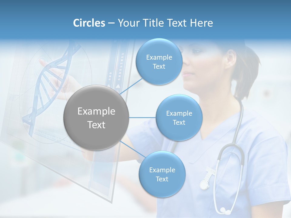Screen Illustration Medical PowerPoint Template