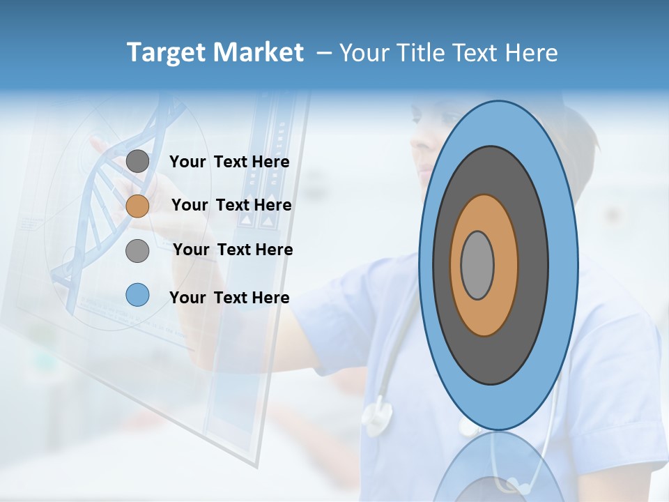 Screen Illustration Medical PowerPoint Template