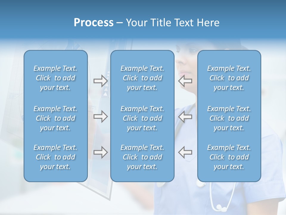 Screen Illustration Medical PowerPoint Template