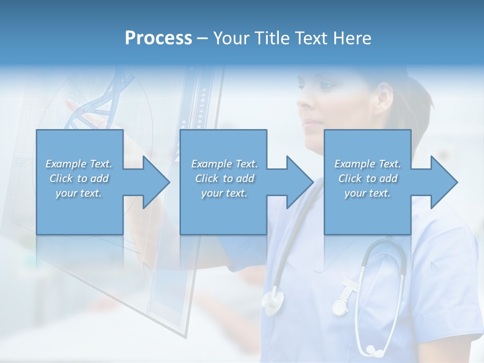 Screen Illustration Medical PowerPoint Template