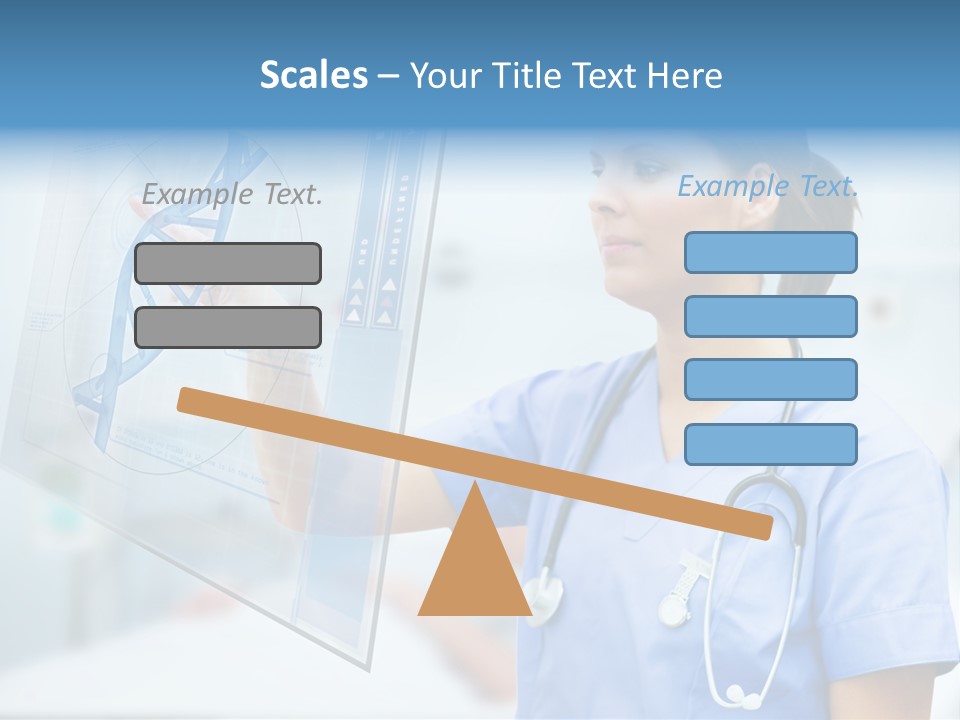 Screen Illustration Medical PowerPoint Template