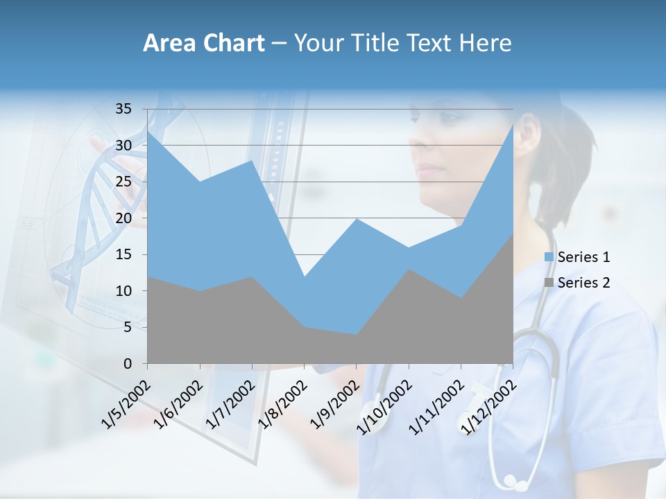 Screen Illustration Medical PowerPoint Template
