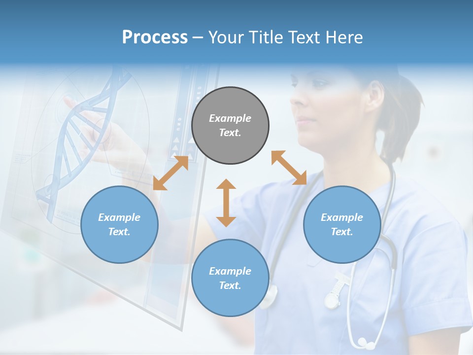 Screen Illustration Medical PowerPoint Template