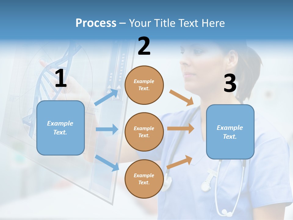 Screen Illustration Medical PowerPoint Template