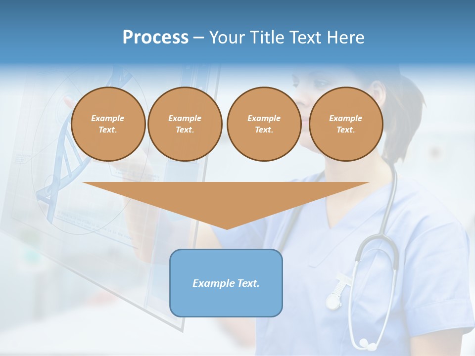 Screen Illustration Medical PowerPoint Template
