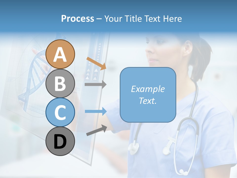 Screen Illustration Medical PowerPoint Template