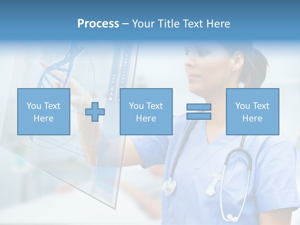 Screen Illustration Medical PowerPoint Template