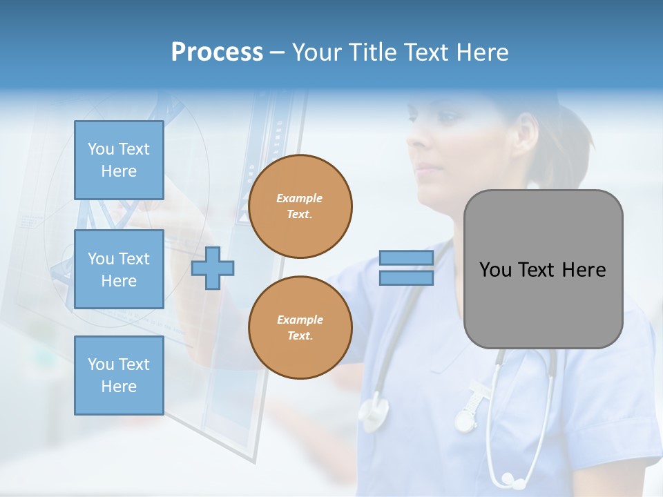 Screen Illustration Medical PowerPoint Template