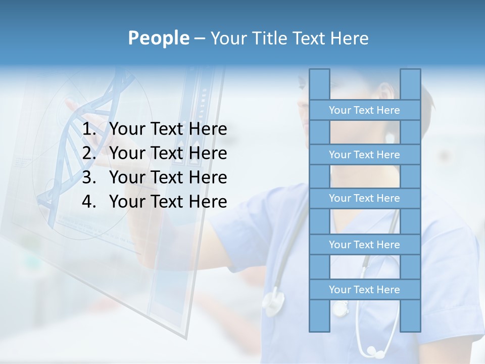 Screen Illustration Medical PowerPoint Template