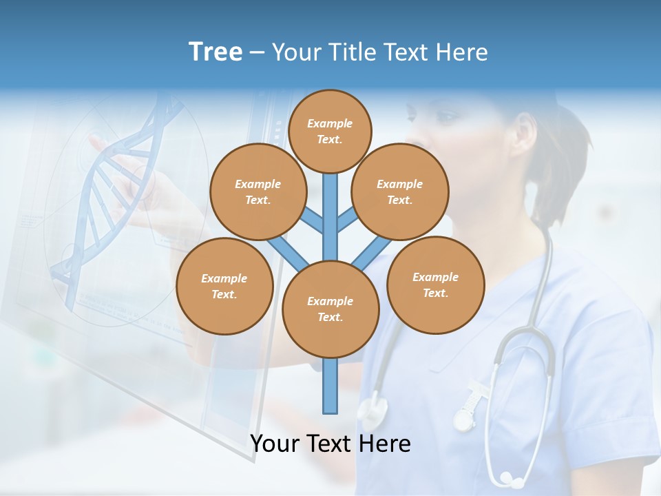 Screen Illustration Medical PowerPoint Template