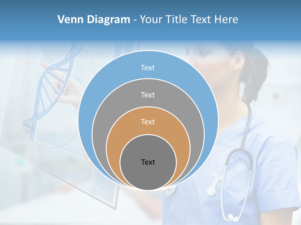 Screen Illustration Medical PowerPoint Template