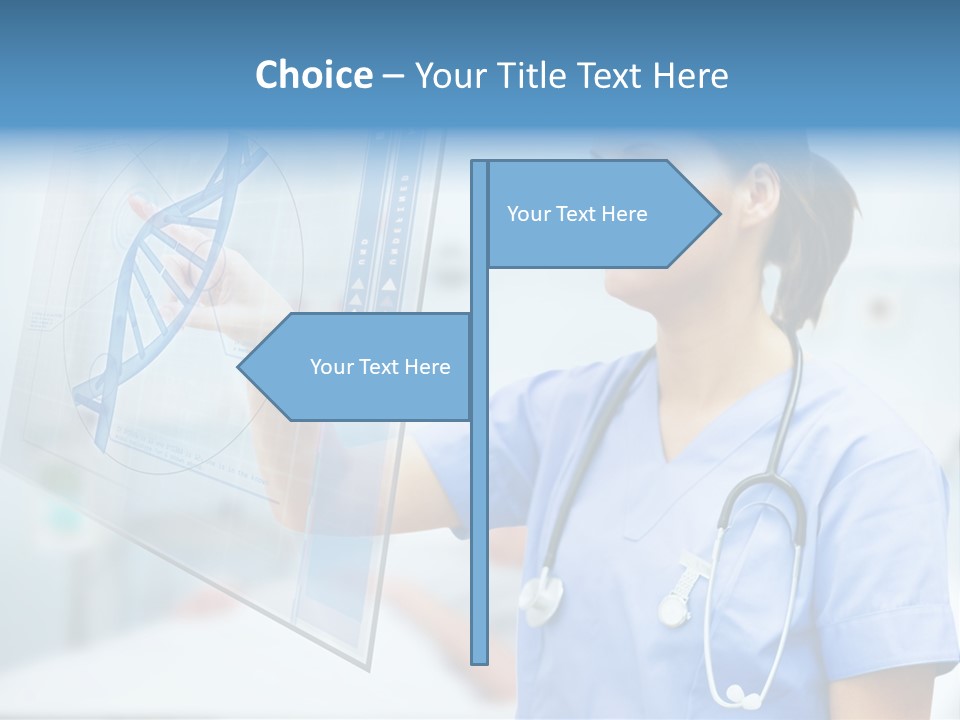Screen Illustration Medical PowerPoint Template