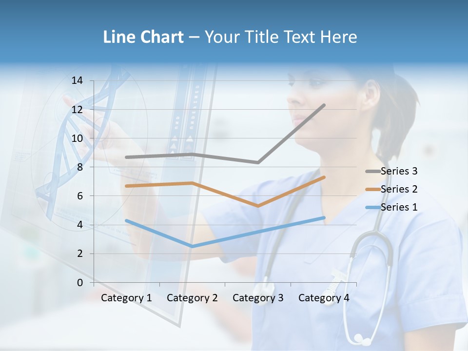 Screen Illustration Medical PowerPoint Template