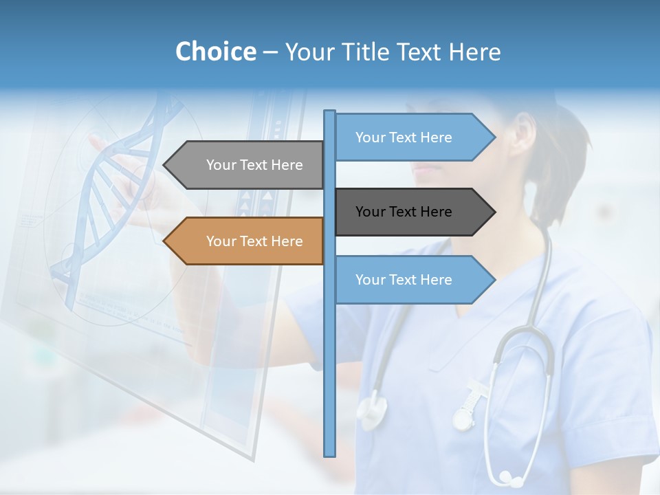 Screen Illustration Medical PowerPoint Template